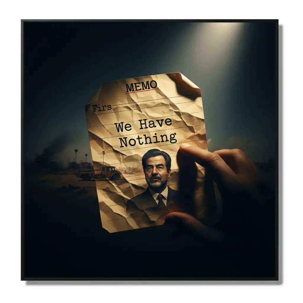 "We Have Nothing": The Secret Memo from Saddam Hussein That Proves the Iraq War Was a Lie